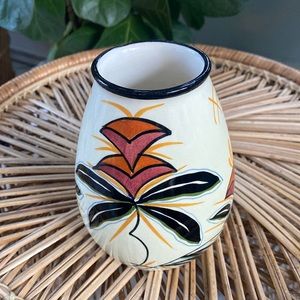 Vintage Bavarian Hand Painted Vase